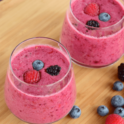 Berries + Oats Smoothie