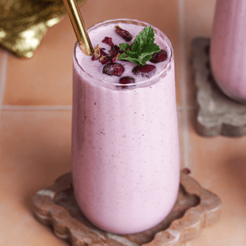 Cranberry Cardamom Lassi