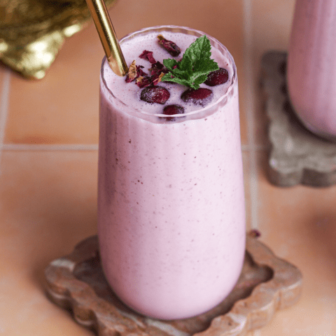 Cranberry Cardamom Lassi