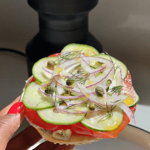 Roasted Garlic + Chives Cream Cheese