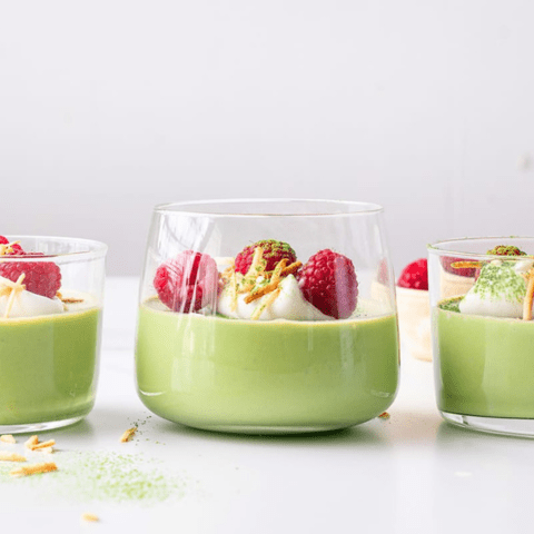 Matcha Coconut Protein Pudding