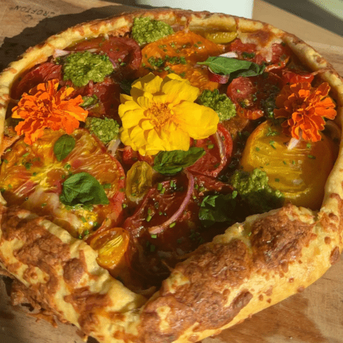 Heirloom Tomato Galette
