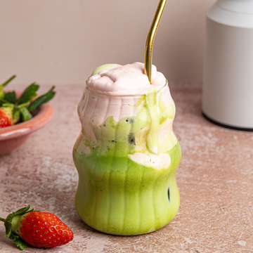 Strawberry Cloud Matcha Latte