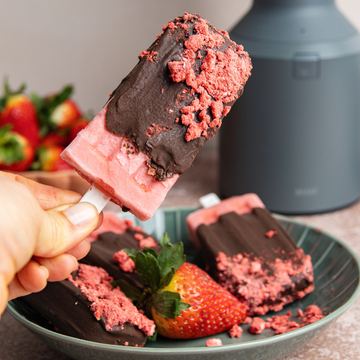 Chocolate Strawberry Popsicles