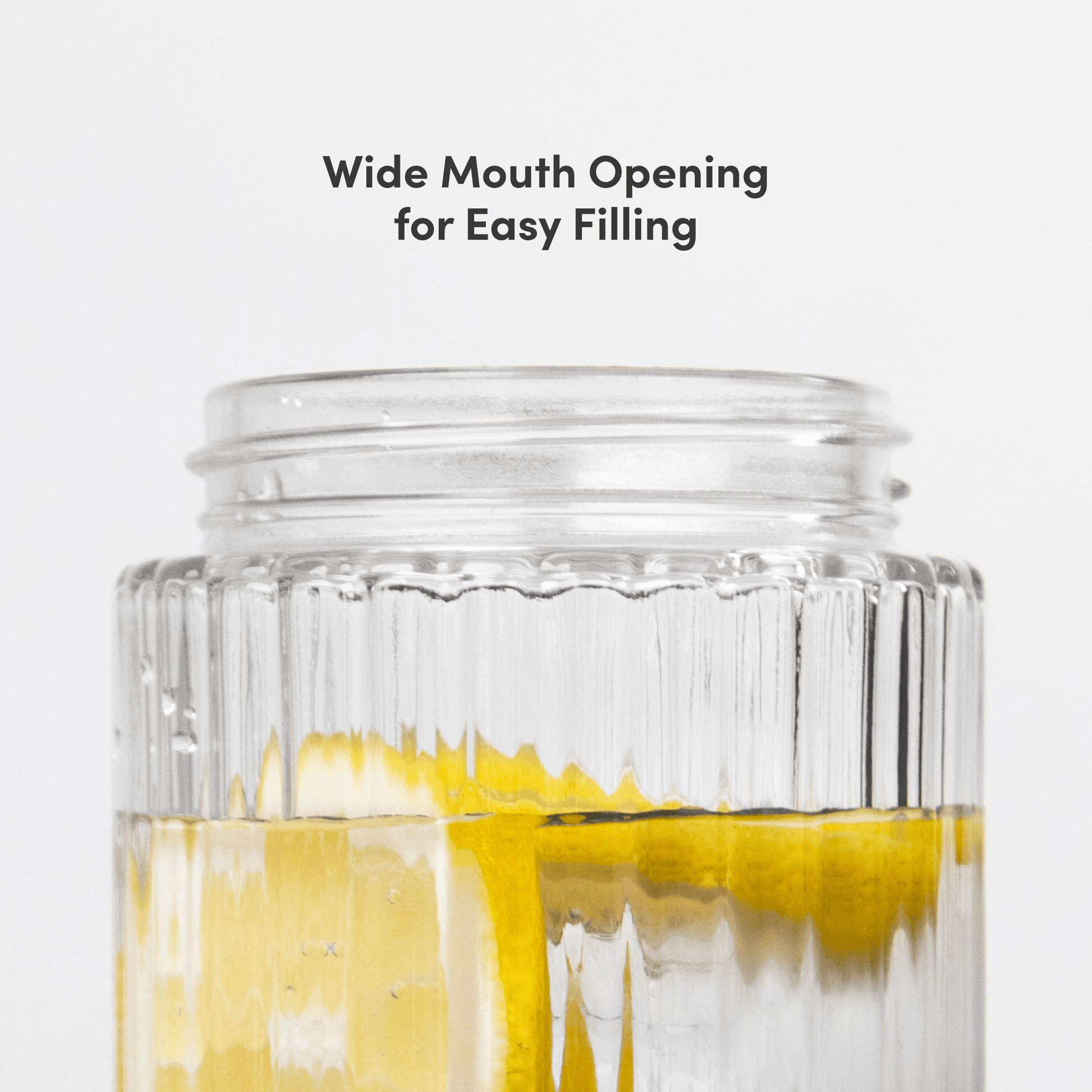 Beast Health Glass Bottle | Wide Mouth Opening for Easy Filling | Mist