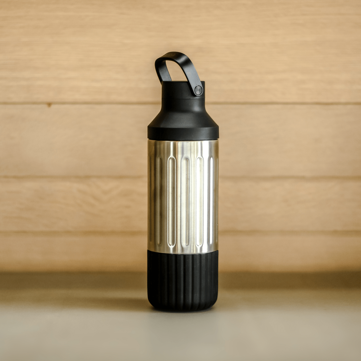 Steel Hydration Bottle | Black / Steel